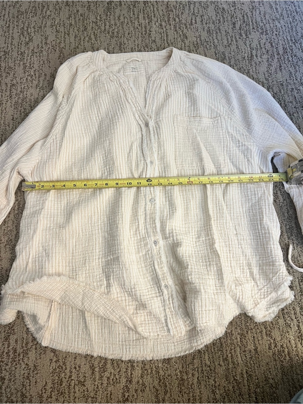 aerie Light Cream 100% Cotton Two-Piece Set - Picture 10 of 15